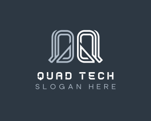 Tech Company Letter Q logo design