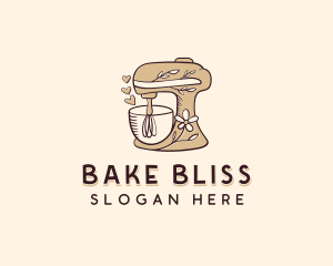 Patisserie Baking Mixer logo design