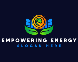 Solar Energy Power logo design