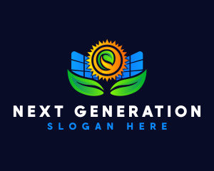 Solar Energy Power logo design