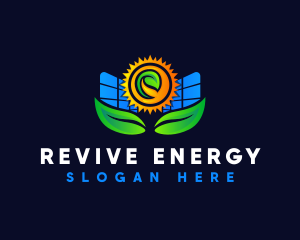 Solar Energy Power logo design