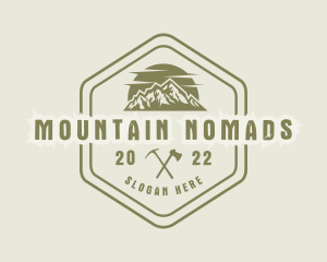 Mountain Climbing Equipment logo design