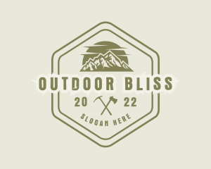 Mountain Climbing Equipment logo design