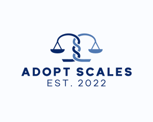 Braided Justice Scale logo design