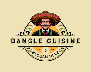 Mexican Sombrero Hat logo design