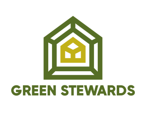 Green Frame House logo design