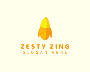 Peeled Mango Fruit logo