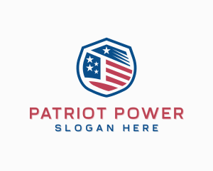 USA Military Patriot logo design