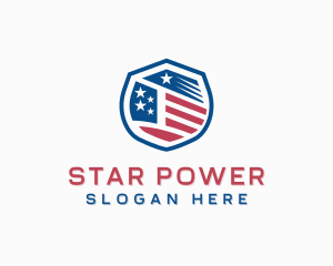 USA Military Patriot logo design