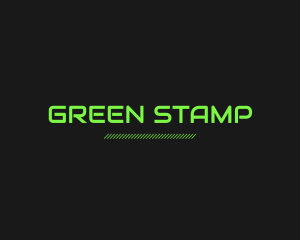 Green Software Wordmark  logo design