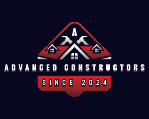 Roofing Renovation Builder logo design