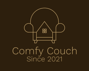 Home Couch Furnishing logo design