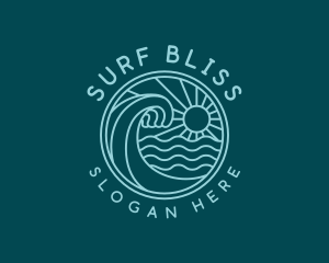 Sea Surfer Waves logo