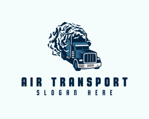 Smoke Forwarding Truck logo design