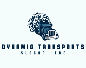 Smoke Forwarding Truck logo design