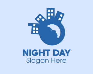 Night Urban City logo design