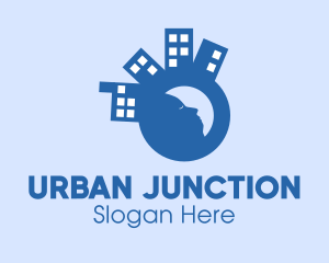 Night Urban City logo design