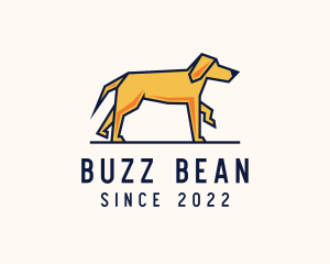 Walking Pet Dog logo design