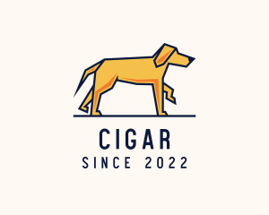 Walking Pet Dog logo design