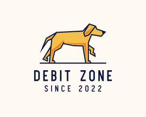 Walking Pet Dog logo design