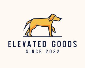 Walking Pet Dog logo design