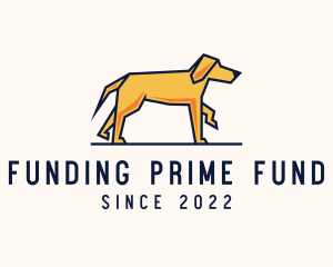 Walking Pet Dog logo design