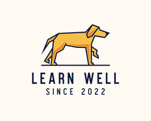 Walking Pet Dog logo design