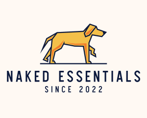 Walking Pet Dog logo design