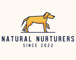 Walking Pet Dog logo design