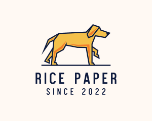 Walking Pet Dog logo design