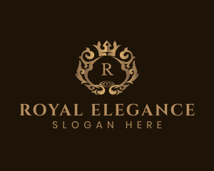 Royal Crown Crest logo design