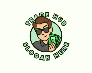 Cash Money Guy logo design