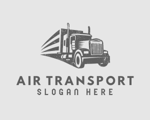 Freight Shipment Trucking logo design