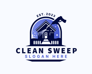 Home Cleaning Pressure Washing logo design