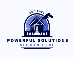 Home Cleaning Pressure Washing logo design