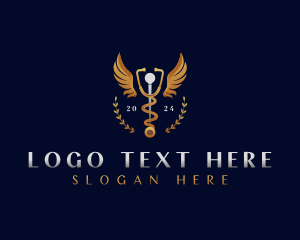 Caduceus Stethoscope Hospital logo
