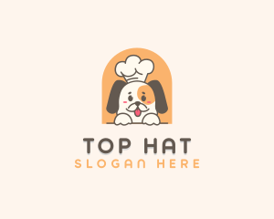 Cute Dog Chef logo design