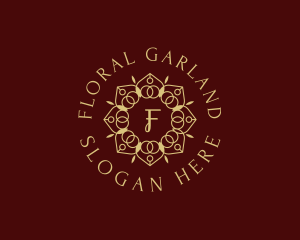 Flower Garland Mandala logo