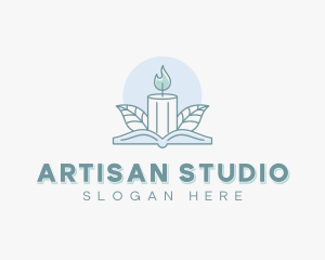 Artisanal Candle Book logo design