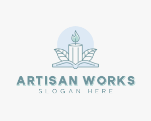 Artisanal Candle Book logo design