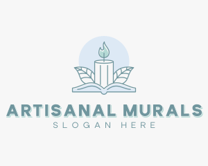 Artisanal Candle Book logo design