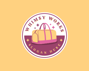 Cute Quirky Duffel Bag logo design