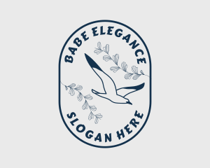 Elegant Bird Yoga logo design