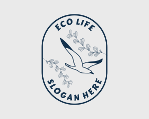 Elegant Bird Yoga logo design