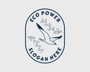 Elegant Bird Yoga logo design