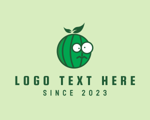 Crazy Watermelon Fruit logo