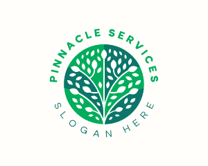 Organic Leaf Plant logo