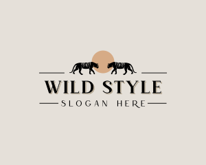 Wild Tiger Feline logo design