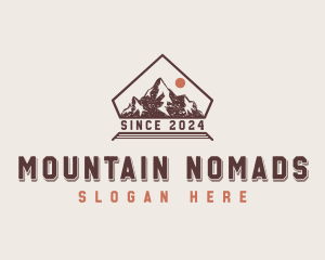 Mountaineering Nature Park logo design