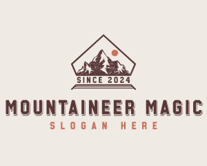 Mountaineering Nature Park logo design